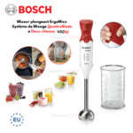 Bosch Mixeur plongeant ErgoMixx 450 W Blanc, rouge MSM64110