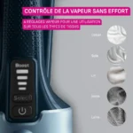 Calor Pure Force 3en1, Défroisseur à main et fer à repasser, Nettoie – Image 12